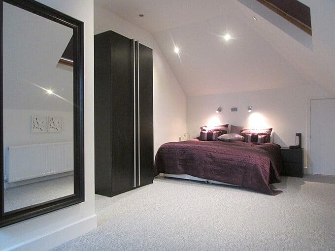 fitted wardrobe in a dormer loft