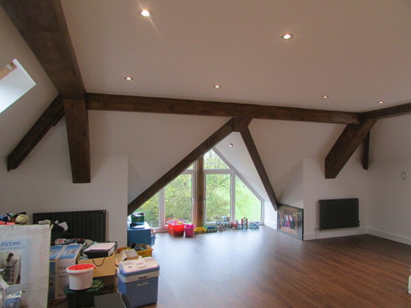 room in a loft